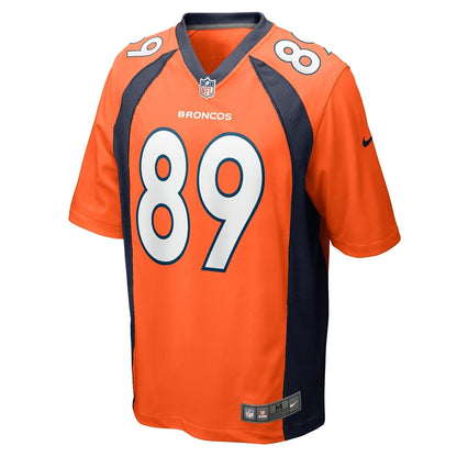 Brandon Johnson Denver Broncos Nike Game   Jersey - Orange