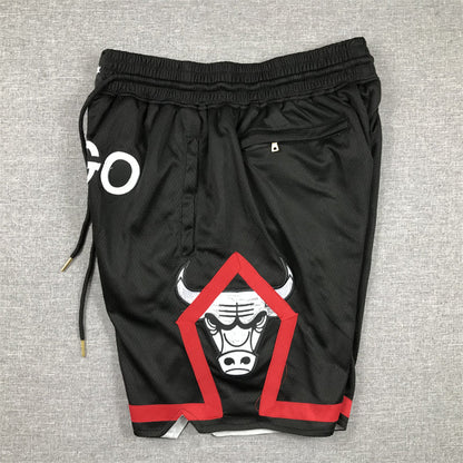 Men's Chicago Bulls Black 2023/24 Pocket Shorts1 City Edition