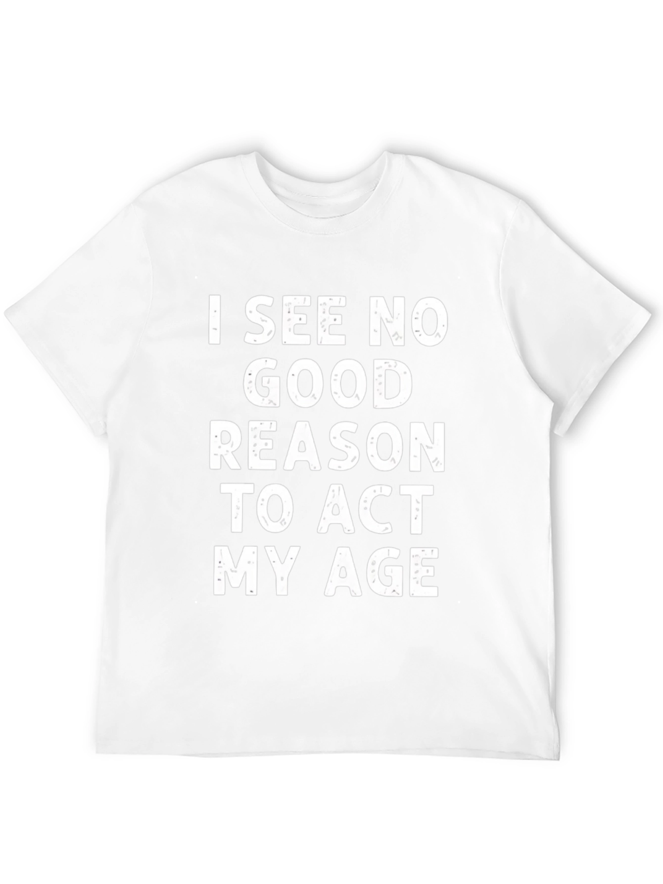 Funny Act My Age Black T-Shirt
