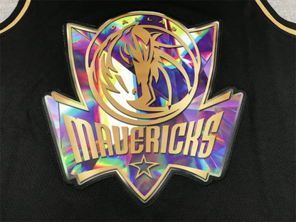 Men's Dallas Mavericks Luka Doncic #77 Black Swingman Player Jerseys