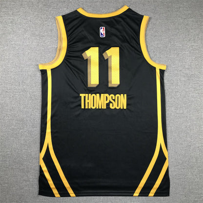 Men's Golden State Warriors Klay Thompson #11 Black 2023/24 Swingman Jerseys - City Edition