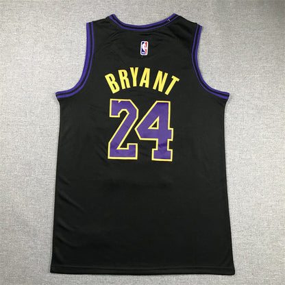 Men's Los Angeles Lakers Kobe Bryant #24 Black 2023/24 Swingman Jerseys - City Edition