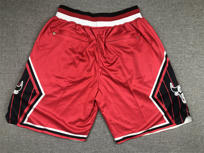 Men's Chicago Bulls Red City Edition Basketball Shorts1