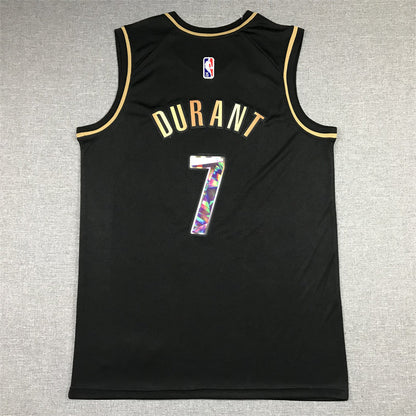 Men's Brooklyn Nets Kevin Durant #7 Black Swingman Player Jerseys