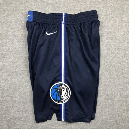 Men's Dallas Mavericks Navy Basketball Shorts1