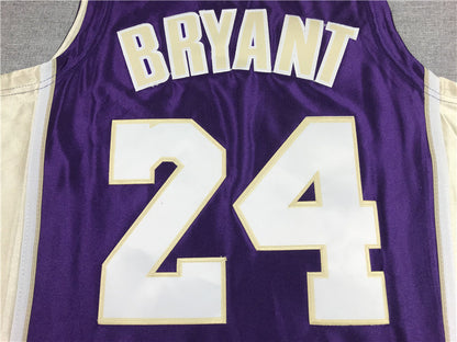 Men's Los Angeles Lakers Kobe Bryant Hall of Fame Purple Hardwood Classics Jerseys