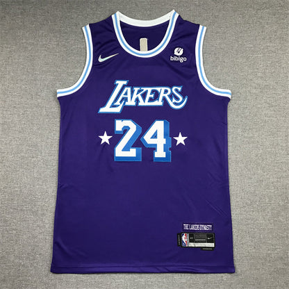 Men's Los Angeles Lakers Kobe Bryant Purple 2021/22 Swingman Jerseys City Edition