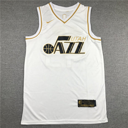 Men's Utah Jazz Donovan Mitchell #45 White Swingman Jerseys