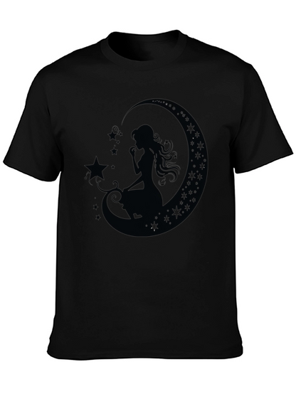 Moon Goddess Black T-Shirt