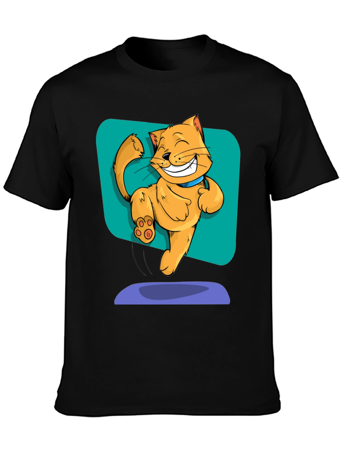 Funny Cartoon Cat T-Shirt