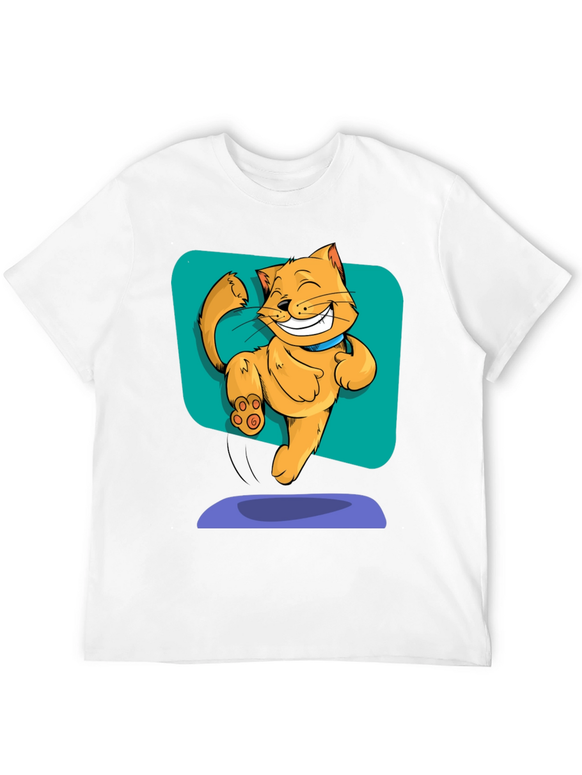 Funny Cartoon Cat T-Shirt