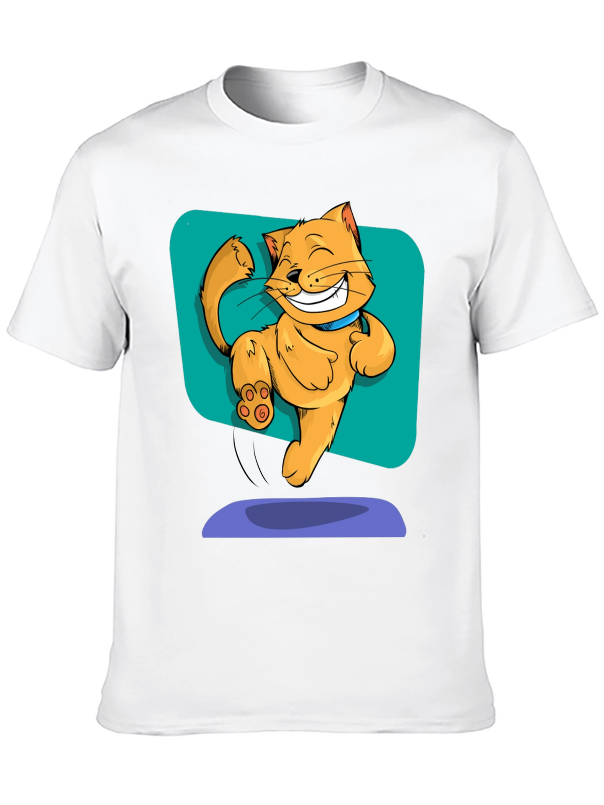 Funny Cartoon Cat T-Shirt