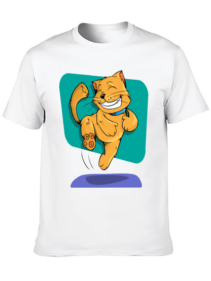 Funny Cartoon Cat T-Shirt