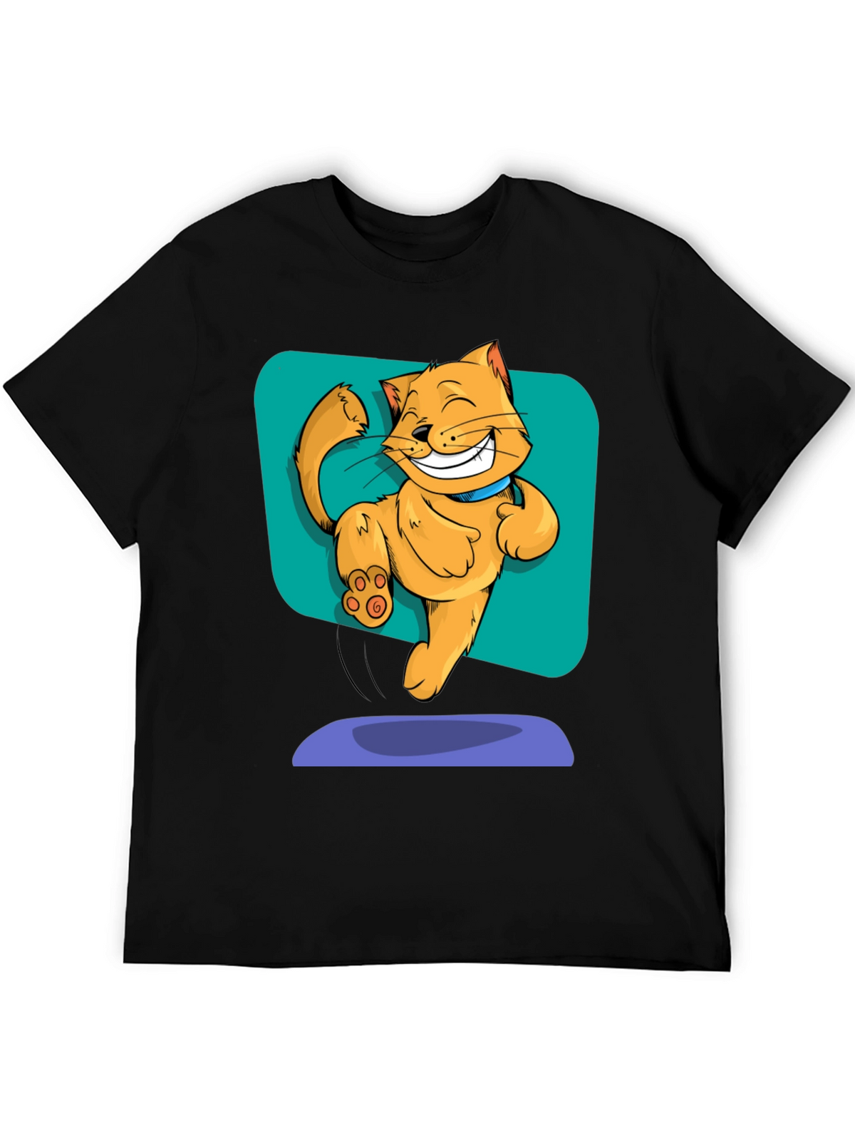 Funny Cartoon Cat T-Shirt