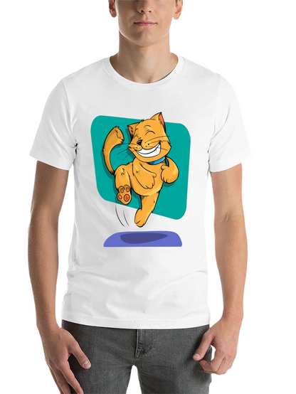 Funny Cartoon Cat T-Shirt