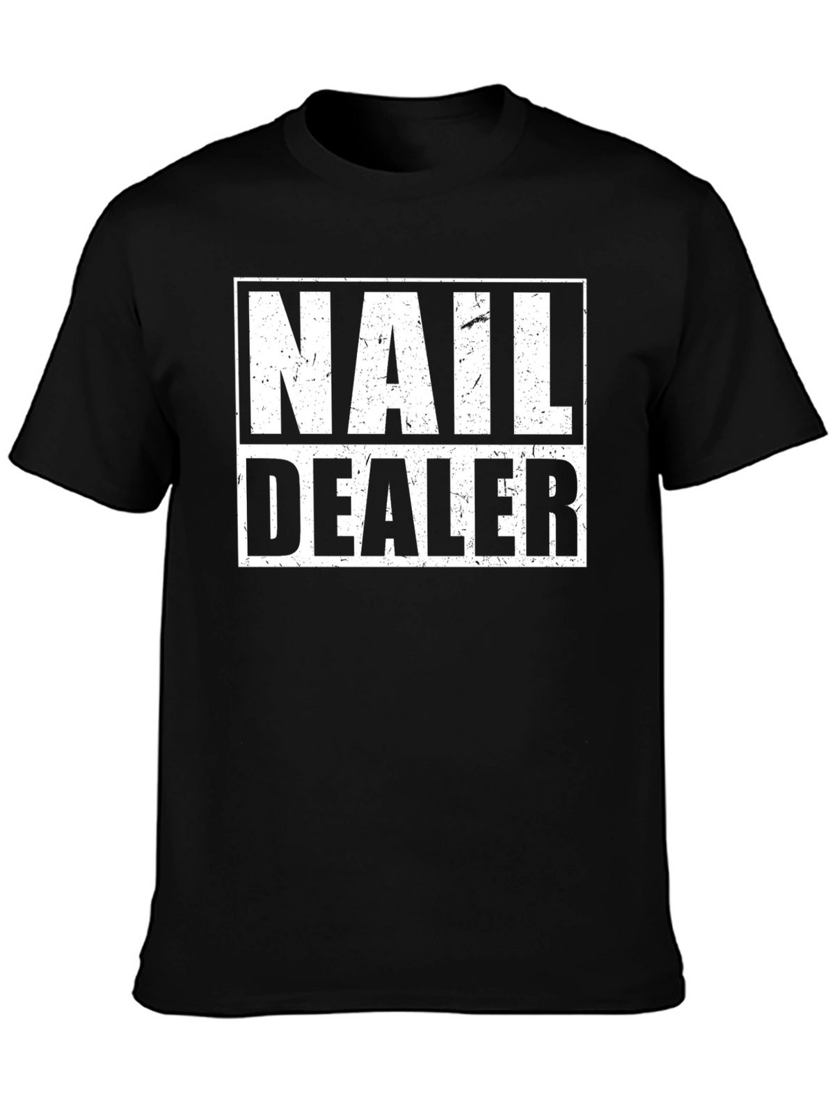 Nail Dealer Graphic Tee - Black Cotton T-Shirt