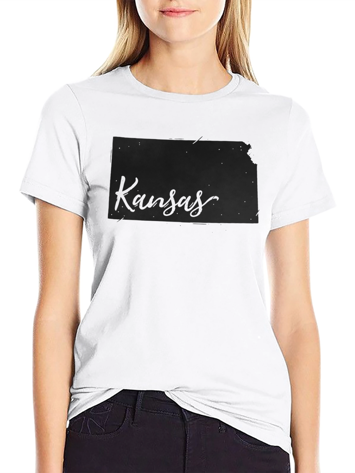 Kansas State Graphic T-Shirt - Black