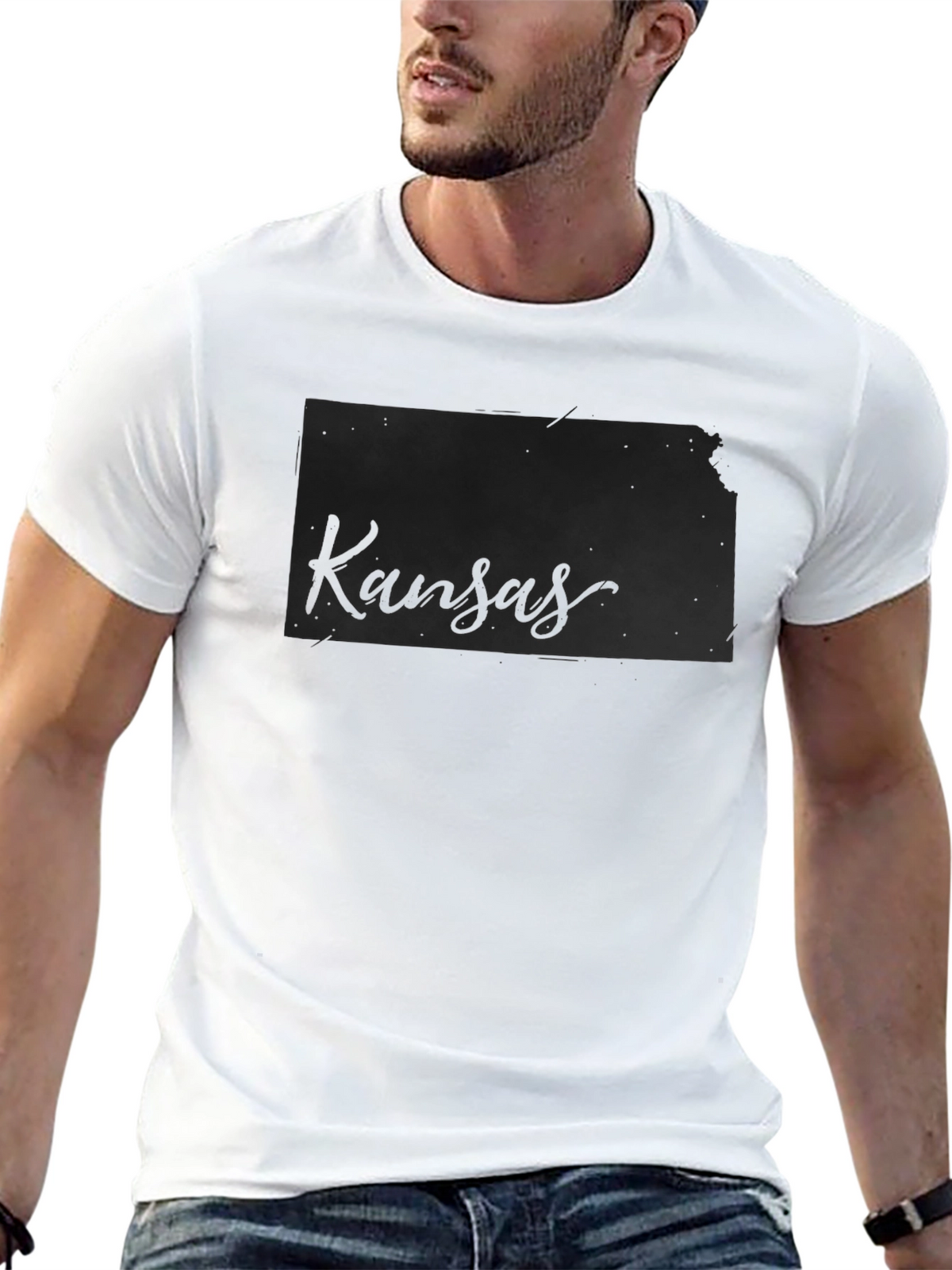 Kansas State Graphic T-Shirt - Black