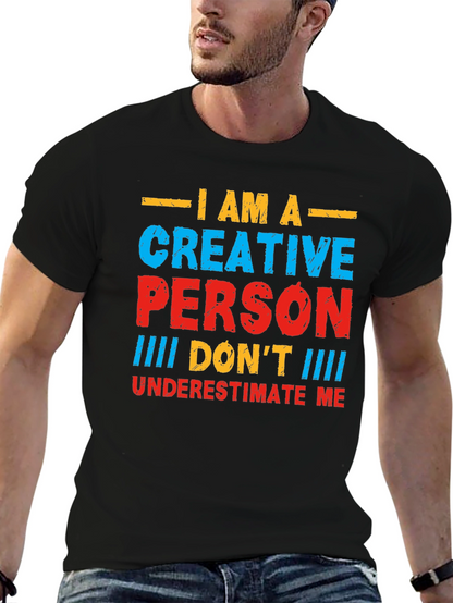 Creative Person Graphic T-Shirt - Bold Statement Tee