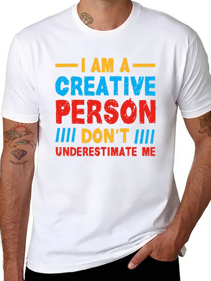 Creative Person Graphic T-Shirt - Bold Statement Tee