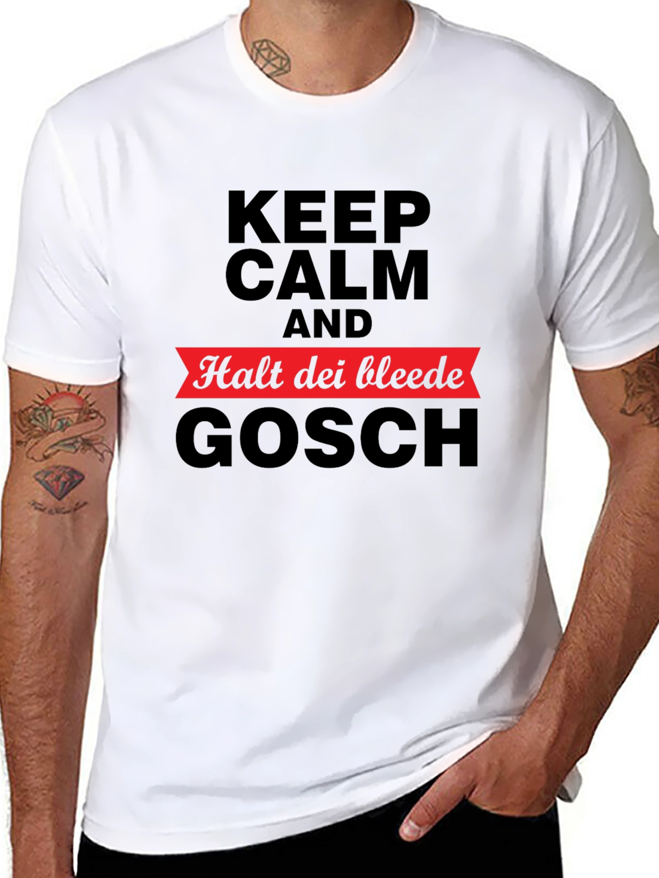 Keep Calm Halt Dei Bleede Gosch T-Shirt
