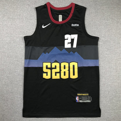 Men's Denver Nuggets Jamal Murray #27 Black 2023/24 Swingman Jerseys - City Edition