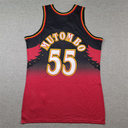 Men's Atlanta Hawks Dikembe Mutombo 1996-97 Hardwood Classics Swingman Jerseys