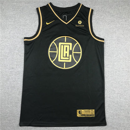 Men's LA Clippers Kawhi Leonard #2 NBA Black Player Jerseys