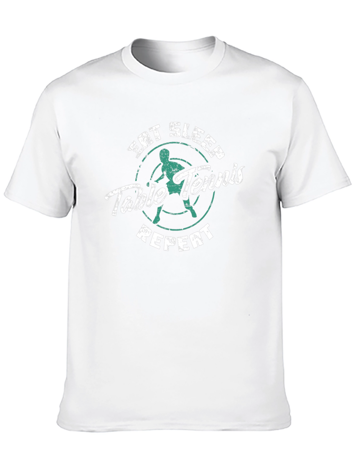 Eat Sleep Table Tennis Repeat Graphic Tee