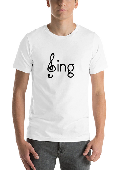 Sing T-Shirt - Musical Note Design
