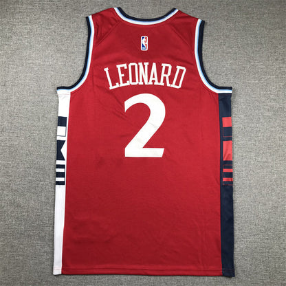 Men's LA Clippers Kawhi Leonard #2 Red Swingman Jerseys