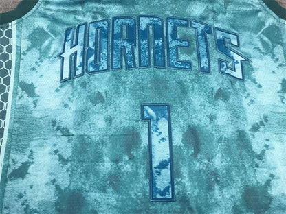Men's Charlotte Hornets LaMelo Ball #1 Teal Select Series Swingman Jerseys
