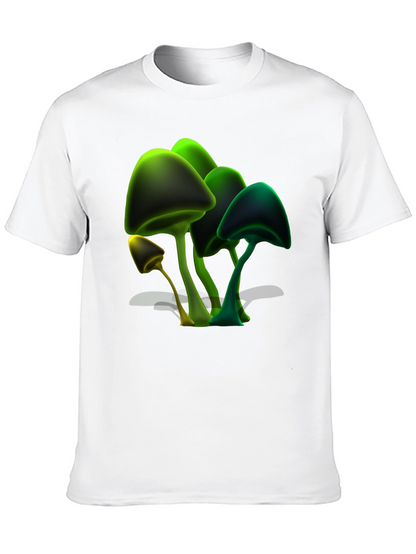 Mushroom Graphic Tee - Unique Glowing Design
