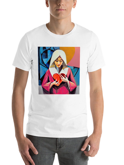 Heartfelt Artistic Graphic Tee - Modern Art T-Shirt