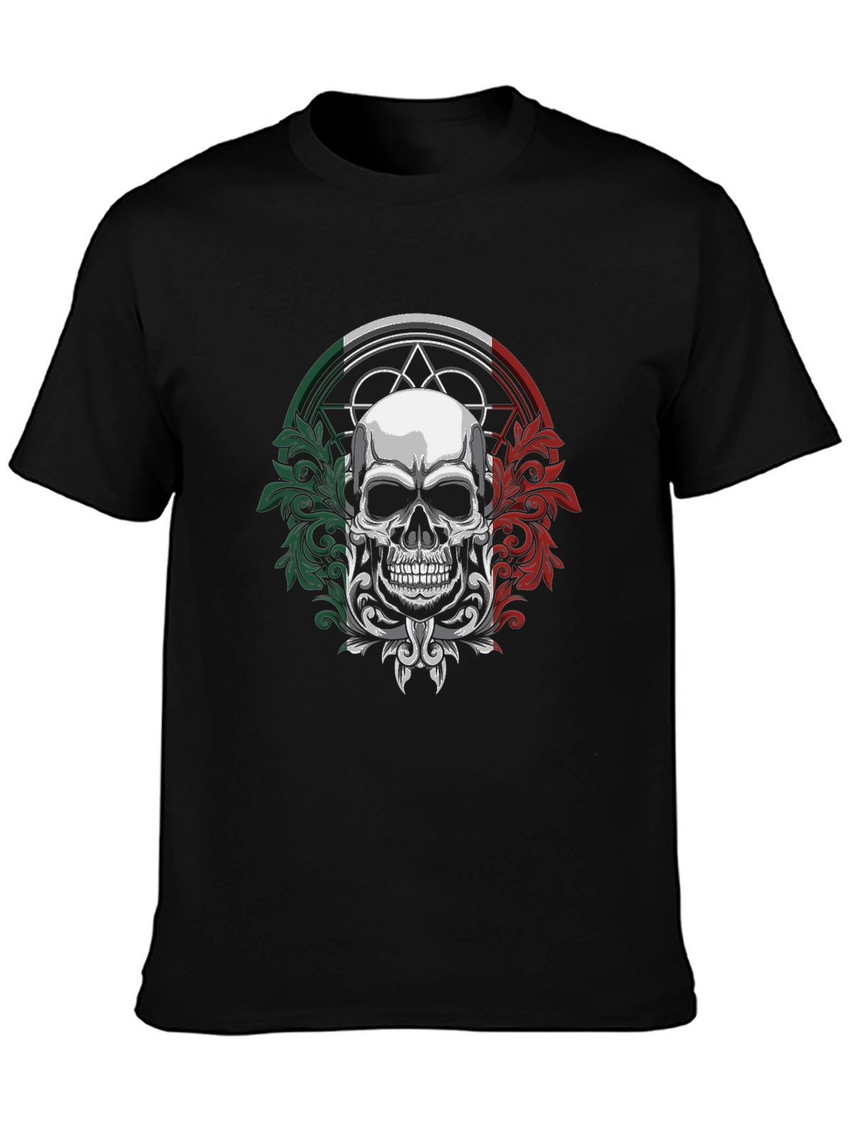 Skull Graphic T-Shirt - Black