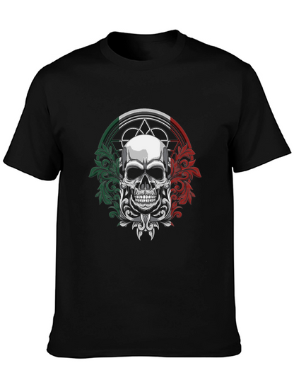 Skull Graphic T-Shirt - Black