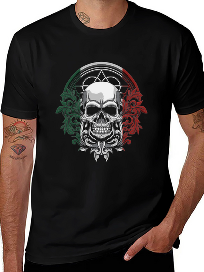 Skull Graphic T-Shirt - Black