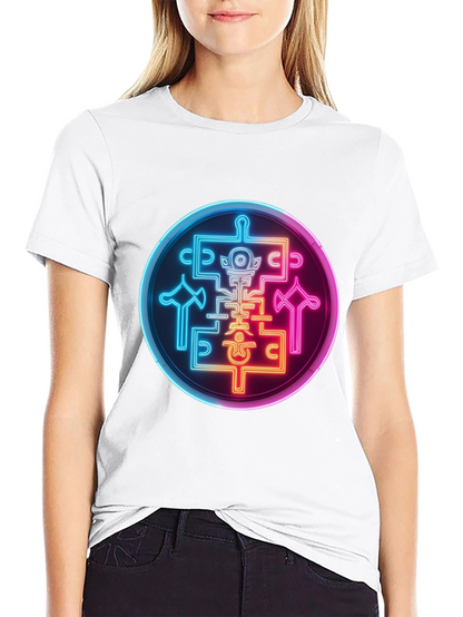 Neon Sigil Graphic Tee - Black