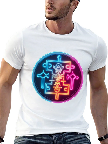 Neon Sigil Graphic Tee - Black