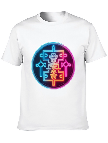 Neon Sigil Graphic Tee - Black