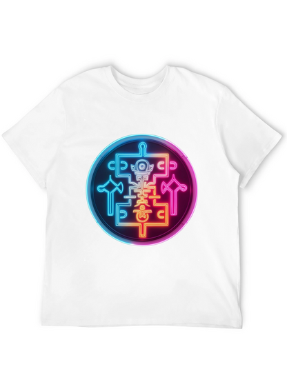Neon Sigil Graphic Tee - Black
