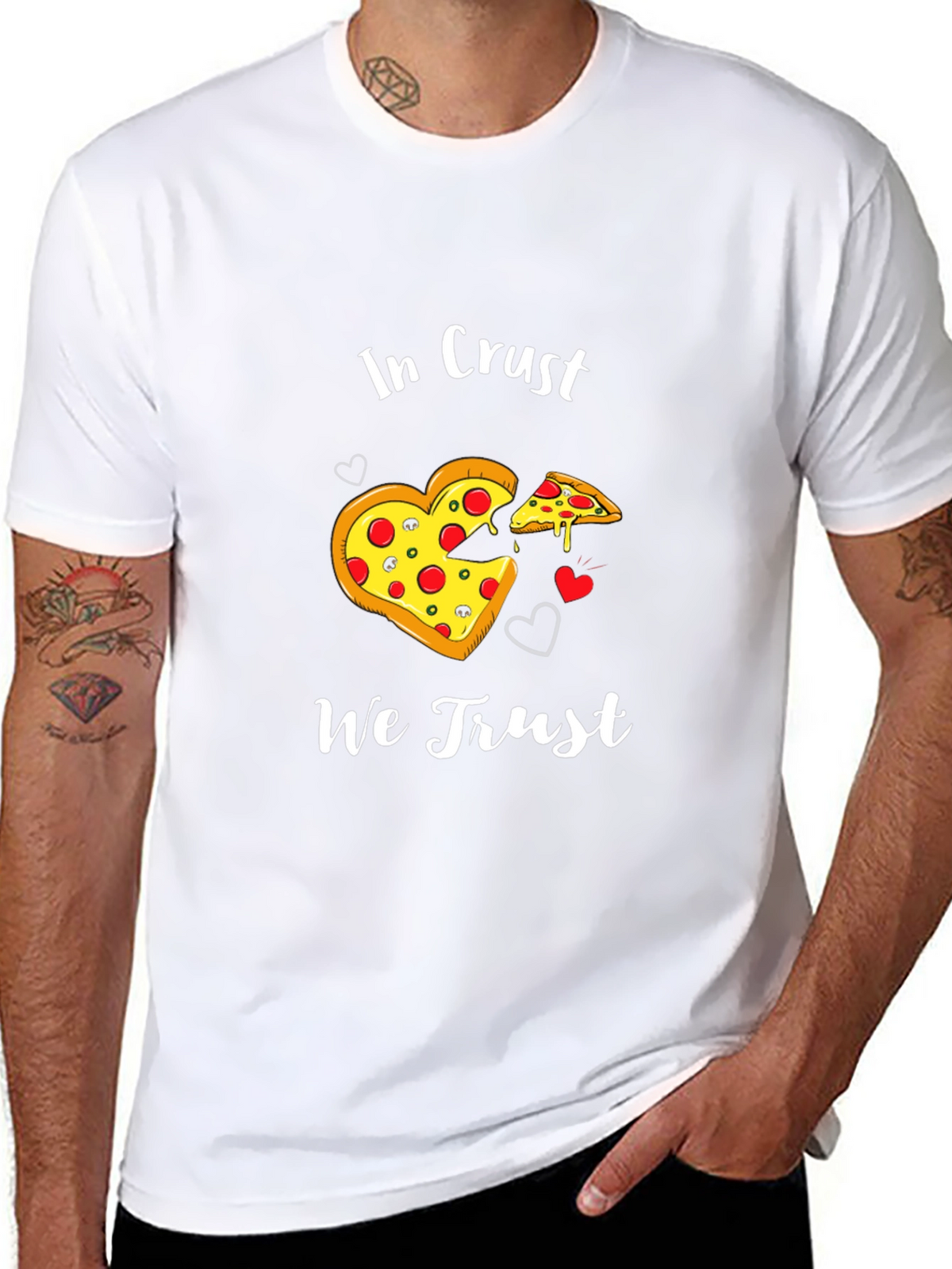 In Crust We Trust Pizza Lover T-Shirt