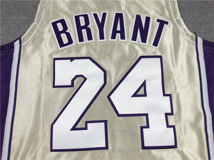 Men's Los Angeles Lakers Kobe Bryant Gold Hall of Fame Hardwood Classics Jerseys