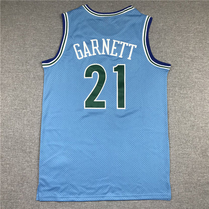 Men's Minnesota Timberwolves Kevin Garnett Hardwood Classics Swingman Jerseys