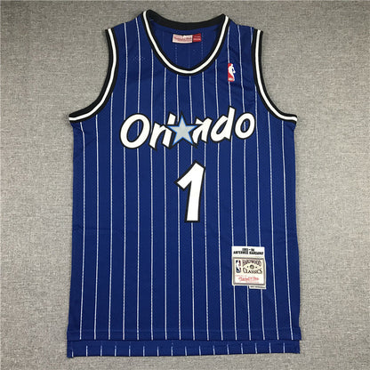 Men's Orlando Magic Penny Hardaway #1 Blue Hardwood Classics Swingman Jerseys