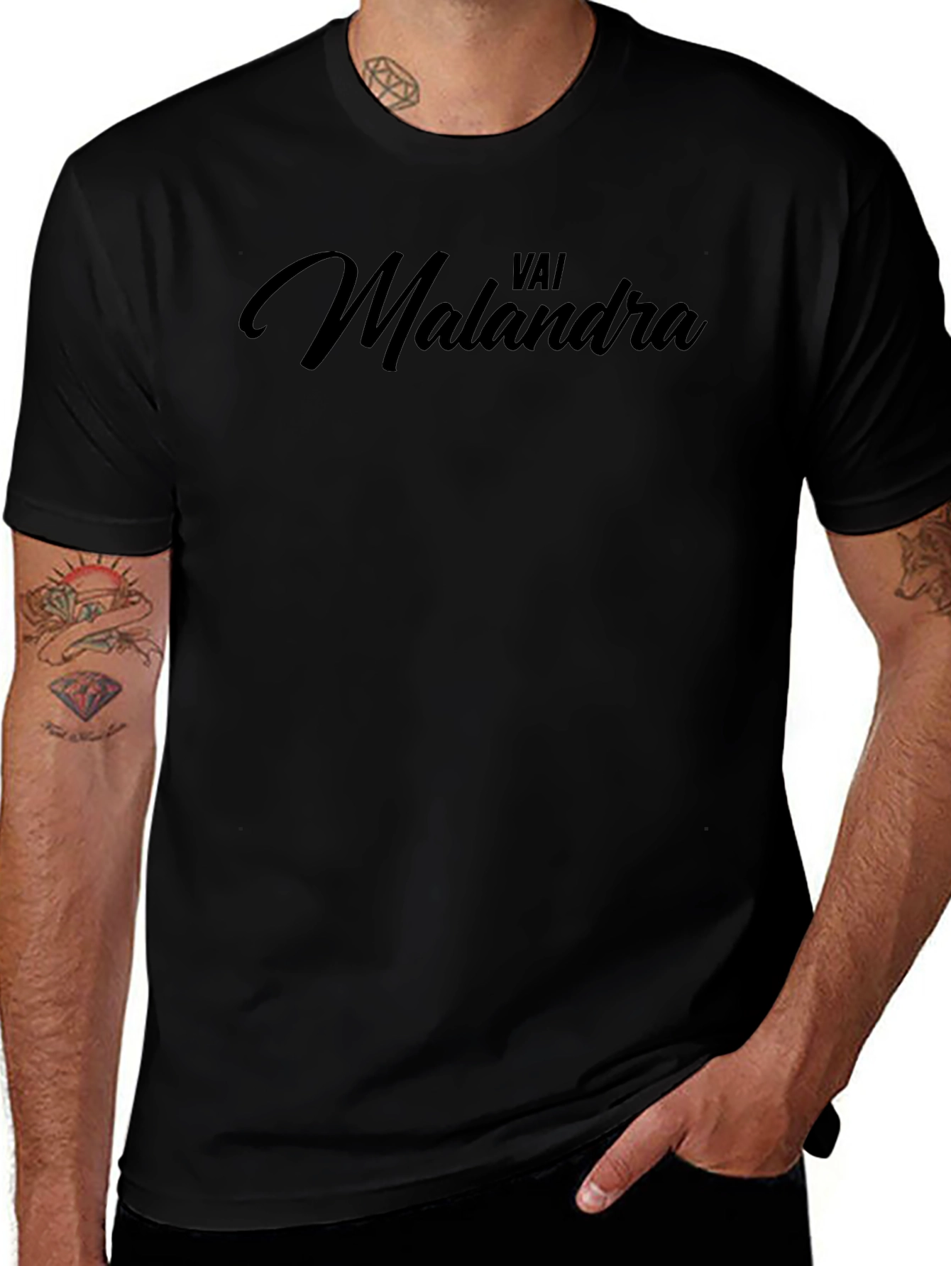 Vai Malandra Black T-Shirt