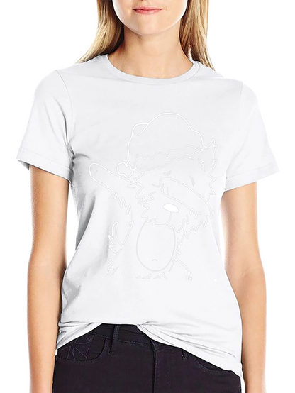Dog Dabbing Santa Hat T-Shirt