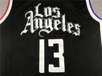 Men's LA Clippers Paul George #13 NBA Dark Blue Classics Jerseys - City Edition