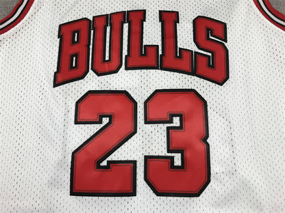 Men's Chicago Bulls Michael Jordan White 1997-98 Hardwood Classics Player Jerseys
