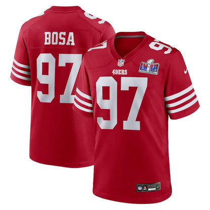 Men???s Xavier Worthy Red LIX Championship Game Stitched Jersey